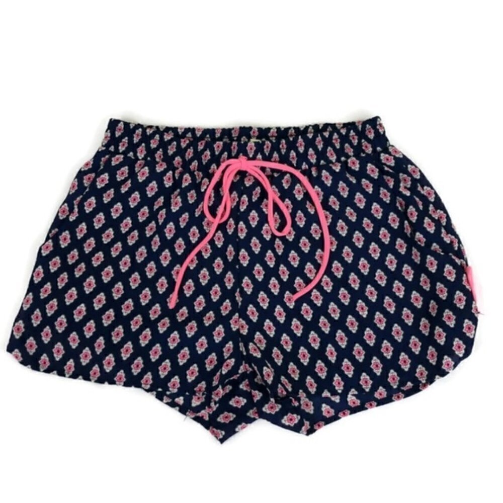 Francesca's Collection Women's S Small Lounge Shorts Elastic Waist Blue